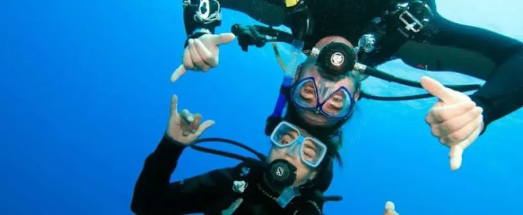 Diving in the waters off Pattaya