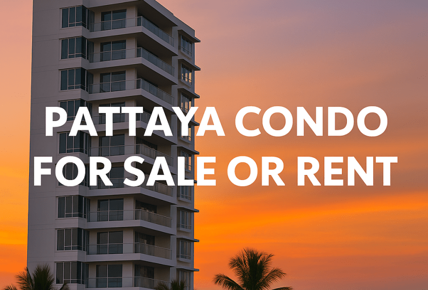 condo pattaya condo for sale or rent