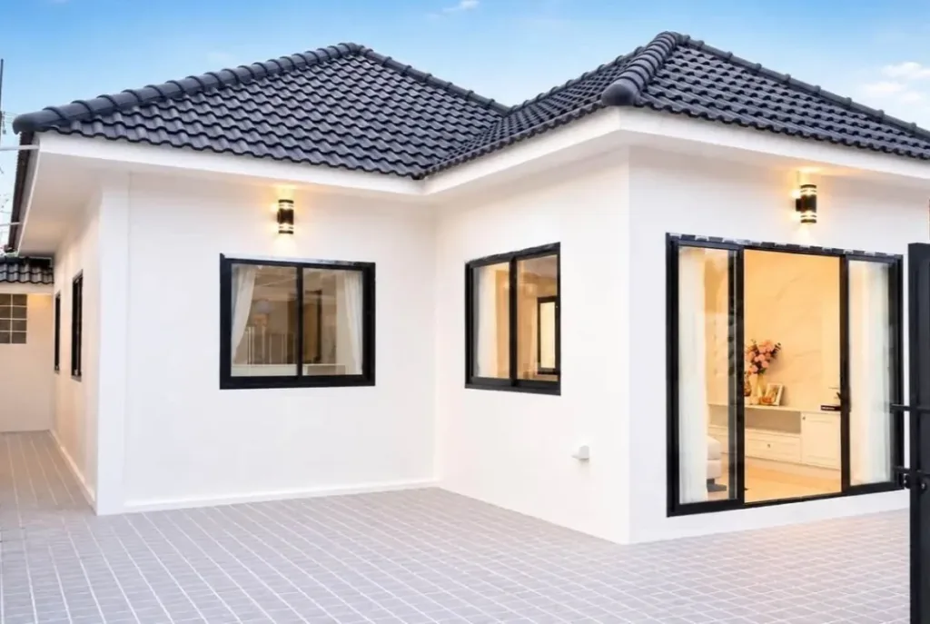 2bedroom single house in pattayarungrueng village in noen plub wan pro 02