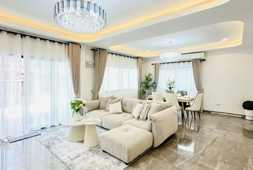 hs1429 3 bedrooms single house in fanthip village in boon samphan in n 04