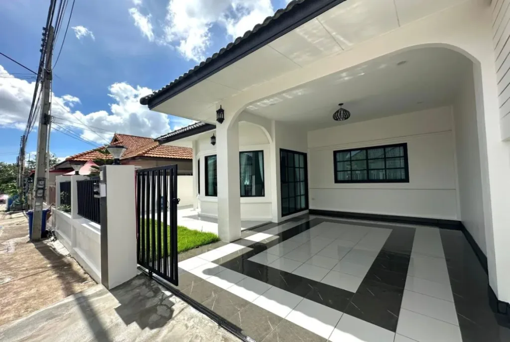 hs1438 3bedroom single house pool in raviporn city home village in non 02