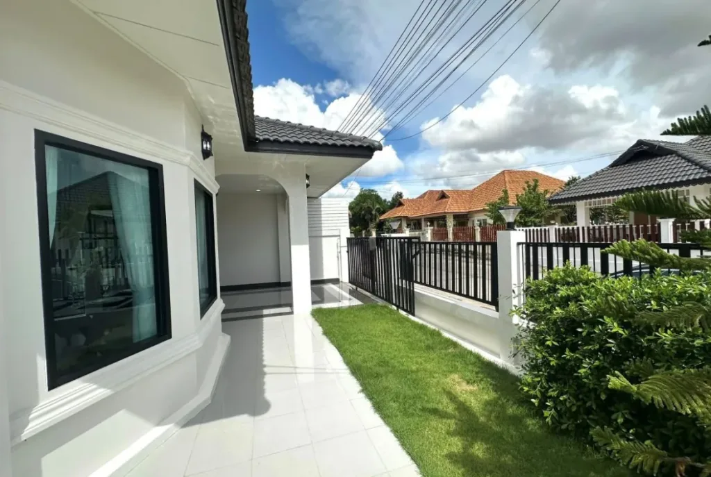 hs1438 3bedroom single house pool in raviporn city home village in non 03