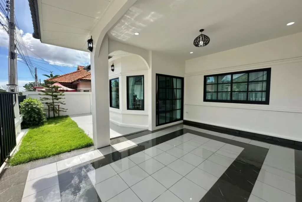 hs1438 3bedroom single house pool in raviporn city home village in non 04