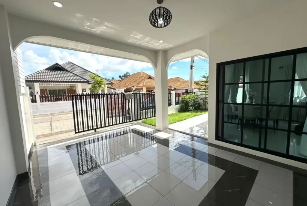 hs1438 3bedroom single house pool in raviporn city home village in non 05
