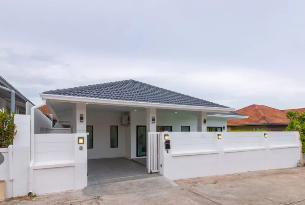 hs1494 3bedroom pool villa house in village ek mongkol 41 in khao talo 03