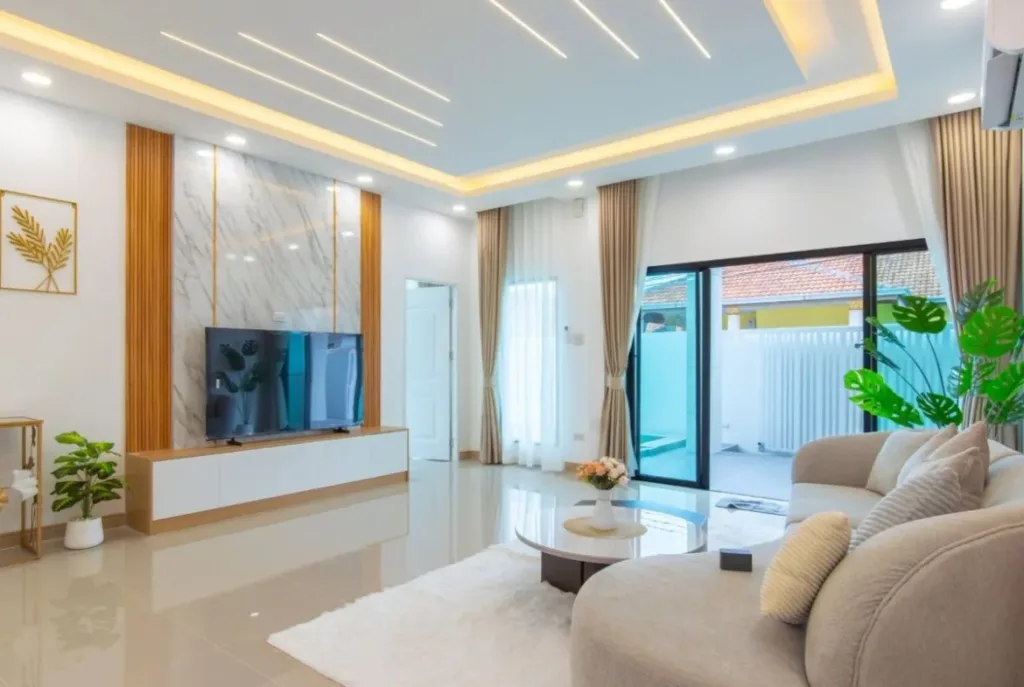hs1494 3bedroom pool villa house in village ek mongkol 41 in khao talo 04