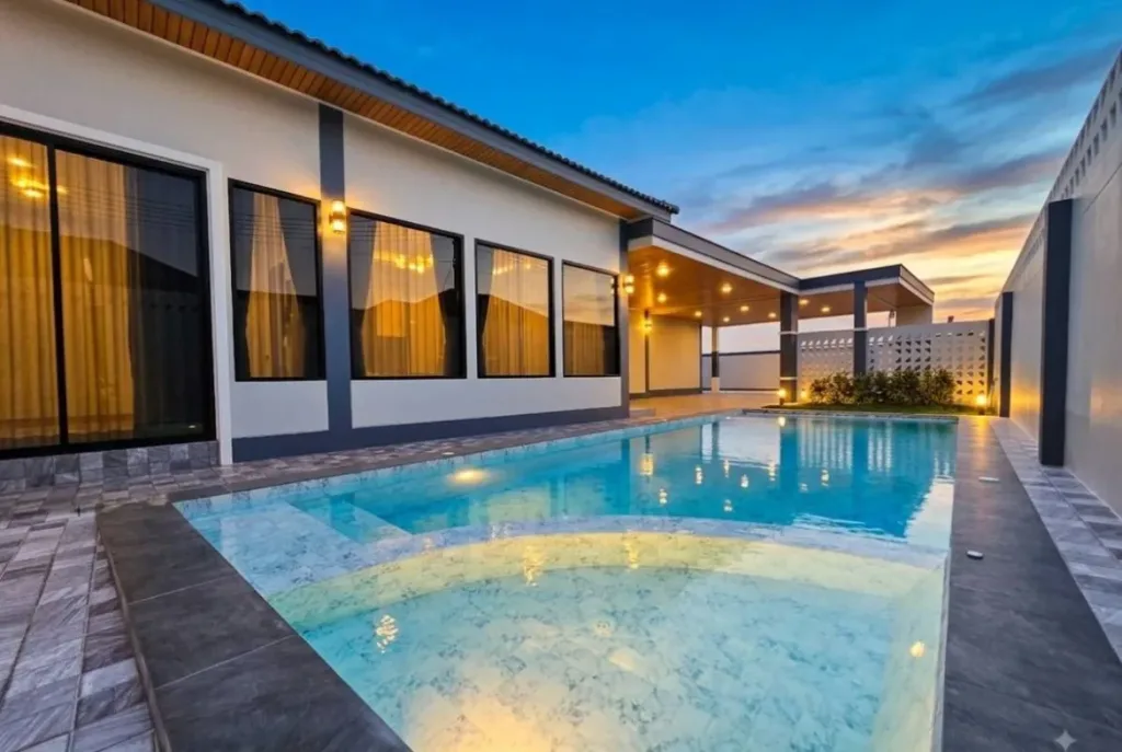 4 Bedroom Pool Villa for Sale near Mabprachan Lake, Pattaya