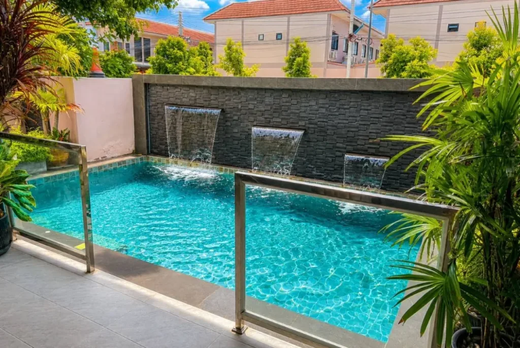 hs1503 3bedroom pool villa house in the lake village in huay yai prope 03