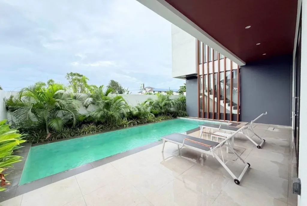 hs1510 4bedroom luxury pool villa house in lavender villa in sukhumvit 02