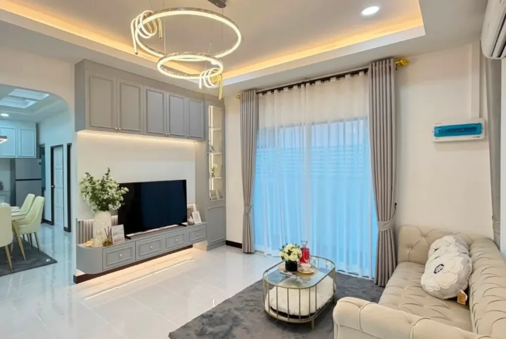 hs1511 2bedroom sigle house in rattanakorn village 17 in soi saim coun 04